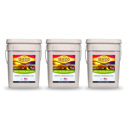 Protein Booster Bucket - 3 Pack - Emergency Survival Food Kit