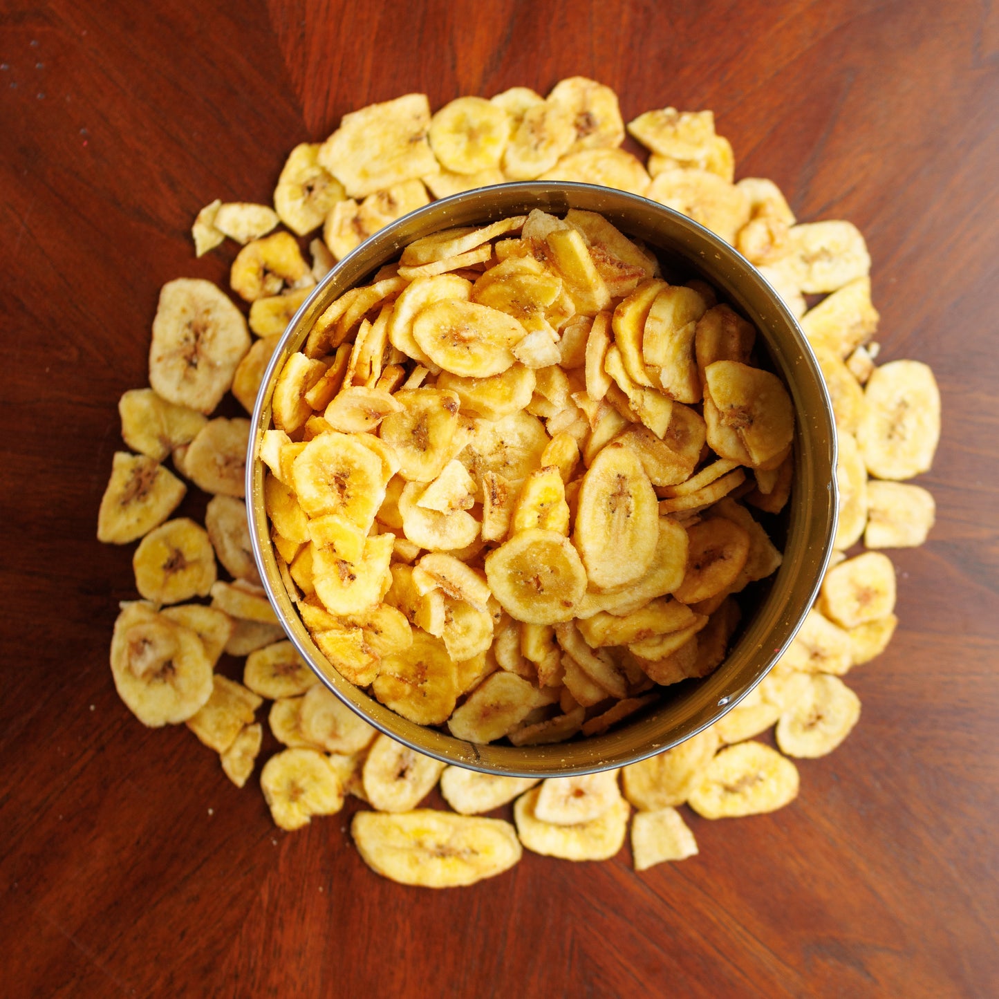 Dried Banana Chips, #10 Can