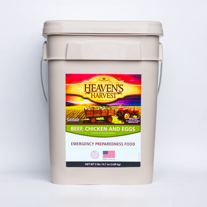 Protein Booster Bucket - 1 Person 1 Month - 132 Serving - Emergency Survival Food Kit