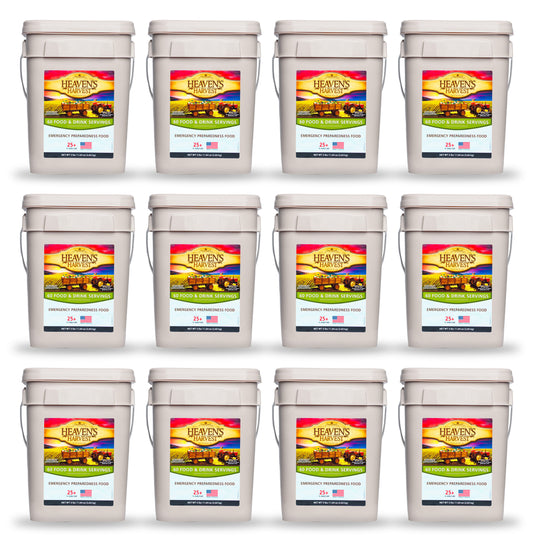 12 Week Kit -Starter Food & Drink Bucket - Emergency Survival Food Kit