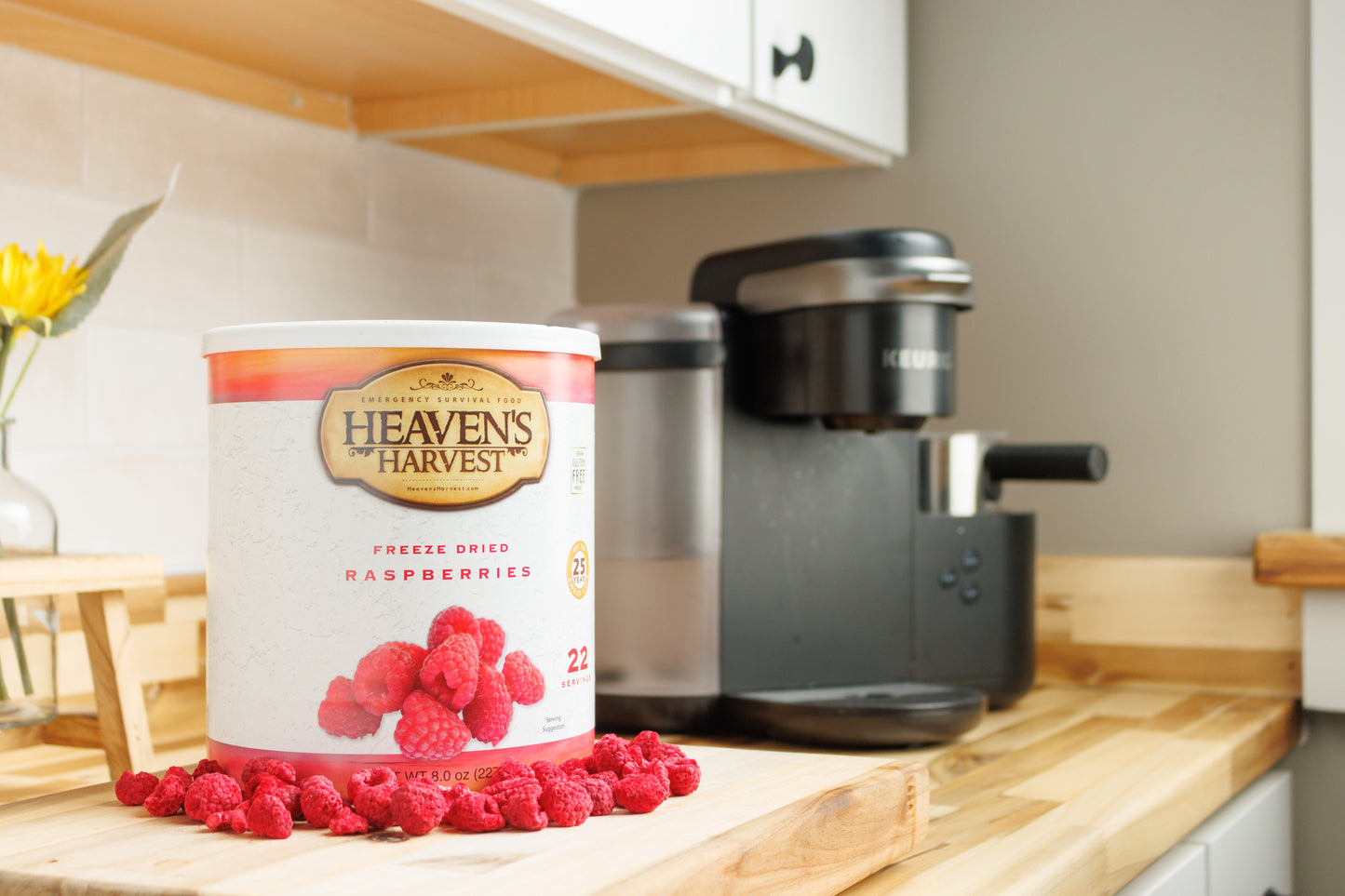 Freeze-Dried Raspberries, #10 Can