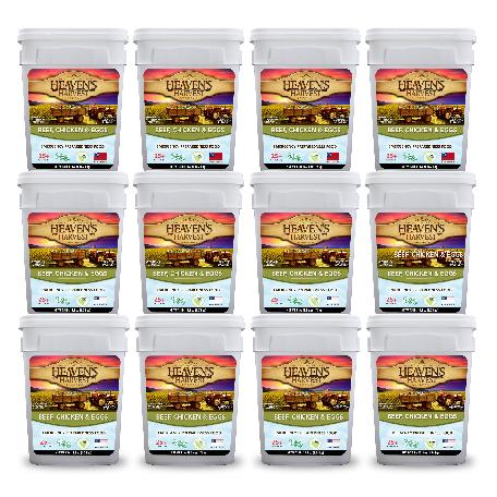 Protein Booster Bucket - 1 Person 1 Month - 132 Serving - Emergency Survival Food Kit