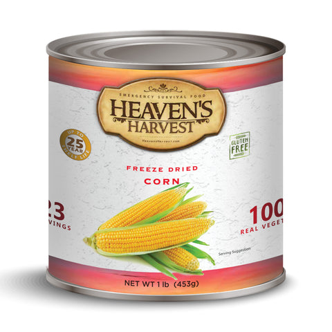 Freeze dried corn #10 can