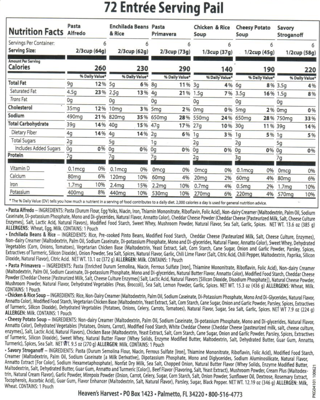 Entree Nutrition 2